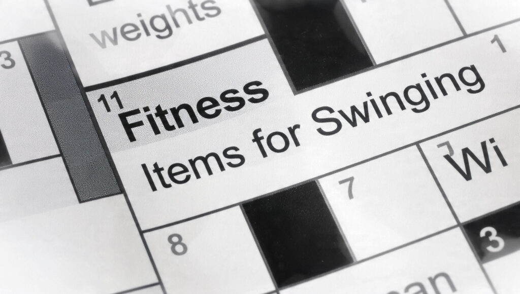 Fitness Items for Swinging Crossword Clues and Possible Answers