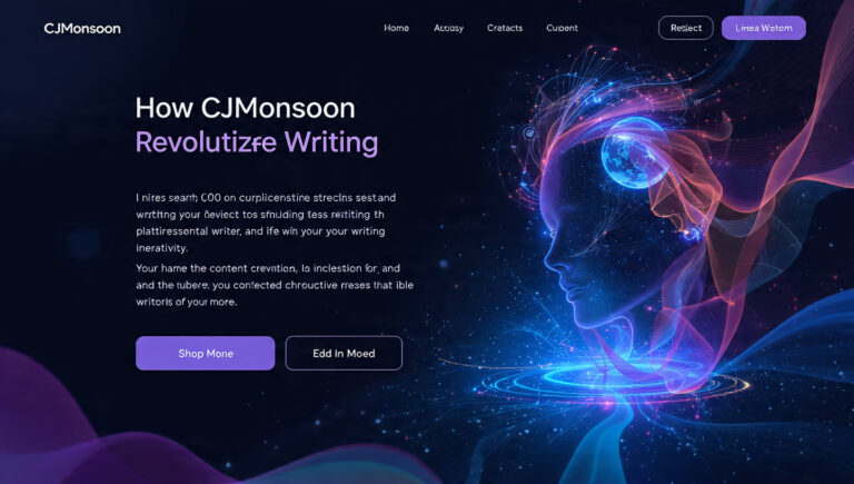 CJMonsoon: Revolutionizing Writing with Cutting-Edge Innovation