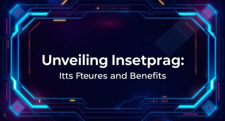 Unveiling Insetprag: A Deep Dive into Its Features and Benefits