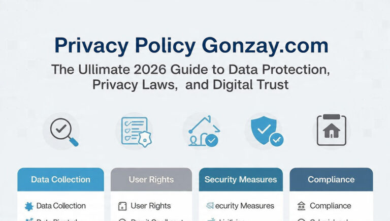 Privacy Policy Gonzay.com: The Ultimate 2026 Guide to Data Protection, Privacy Laws, and Digital Trust