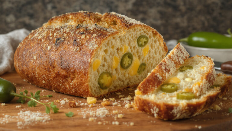 Jalapeño Cheddar Sourdough Bread: Spicy, Cheesy, Homemade Delight Jalapeño Cheddar Sourdough Bread: Spicy, Cheesy, Homemade Delight
