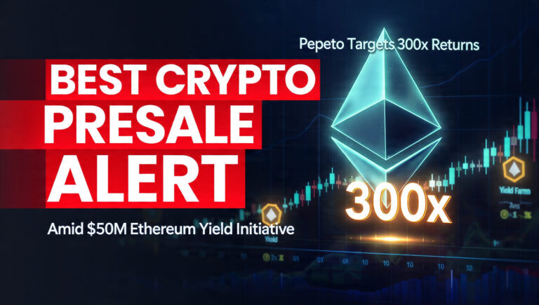 Best Crypto Presale Alert: Pepeto Targets 300x Returns Amid $50M Ethereum Yield Initiative