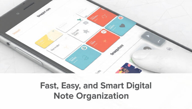 Snapjotz.com: Fast, Easy, and Smart Digital Note Organization