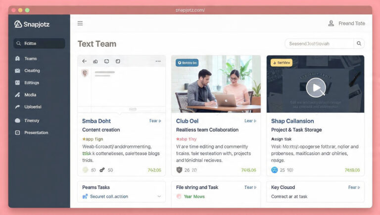 Snapjotz.com Explained: A Powerful All-in-One Platform for Content Creation and Team Collaboration
