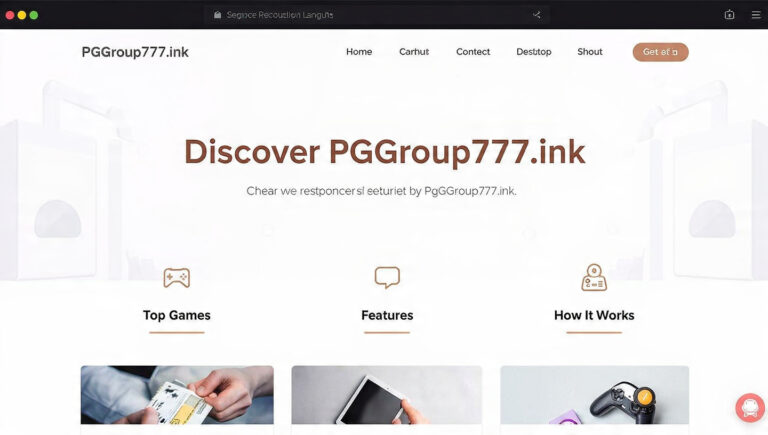 Discover PGGroup777.ink: Top Games, Features, and How It Works