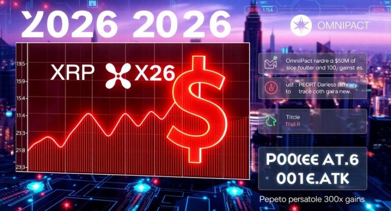 XRP Price Prediction 2026: OmniPact Raises $50M as Pepeto Presale Targets 300x Gains