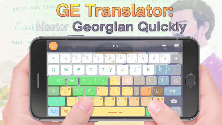 GE Translator: Master Georgian Quickly with a Fast Phonetic Keyboard