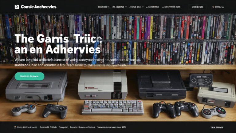Console TheGameArchives: Relive the Best Moments in Gaming History Console TheGameArchives: Relive the Best Moments in Gaming History